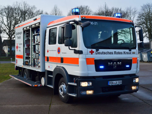 Neues „Pferd“ im Stall: Gerätewagen Sanität