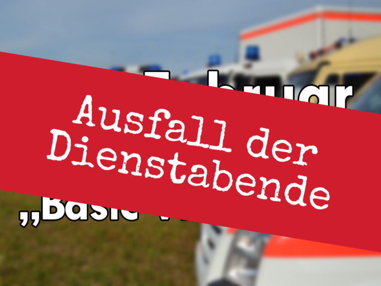 Mehr über den Artikel erfahren Ausfall der Dienstabende