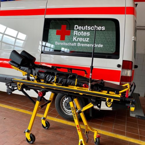 Neue Stryker-Trage für den KTW