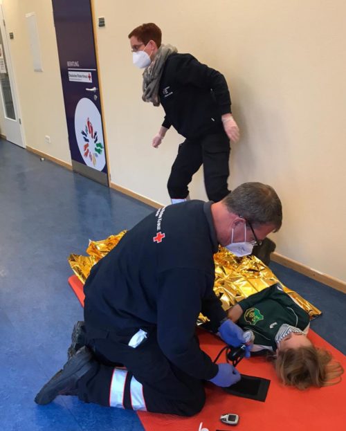 Fortbildung für unsere Sanitäter