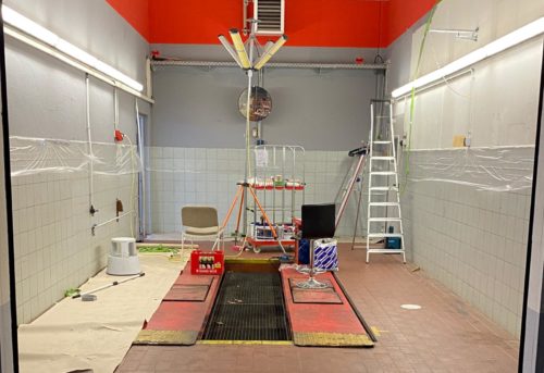Neugestaltung Fahrzeughallen