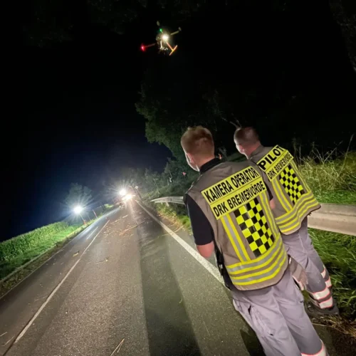 [Einsatz Drohnenstaffel] Amtshilfe in Oerel