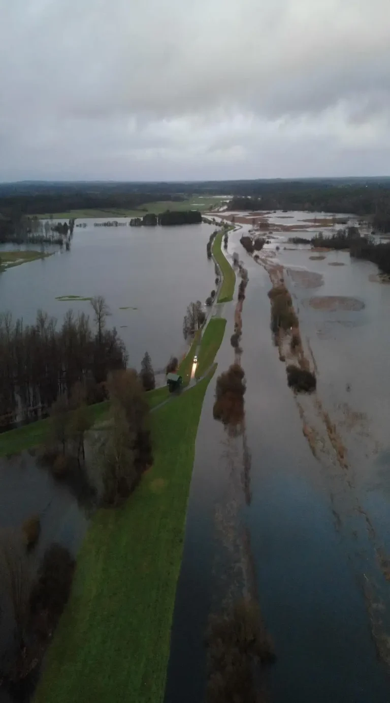 Mehr über den Artikel erfahren [Einsatz Drohnenstaffel] Amtshilfe Hochwasser