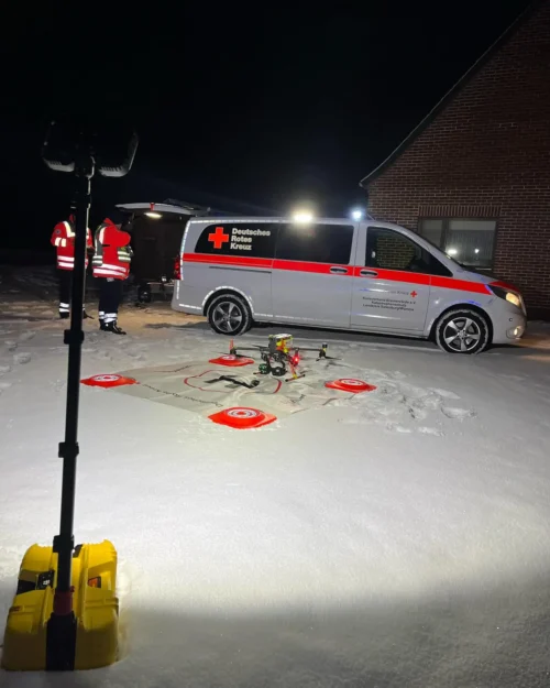 [Einsatz Drohne] Verkehrsunfall bei Glinstedt